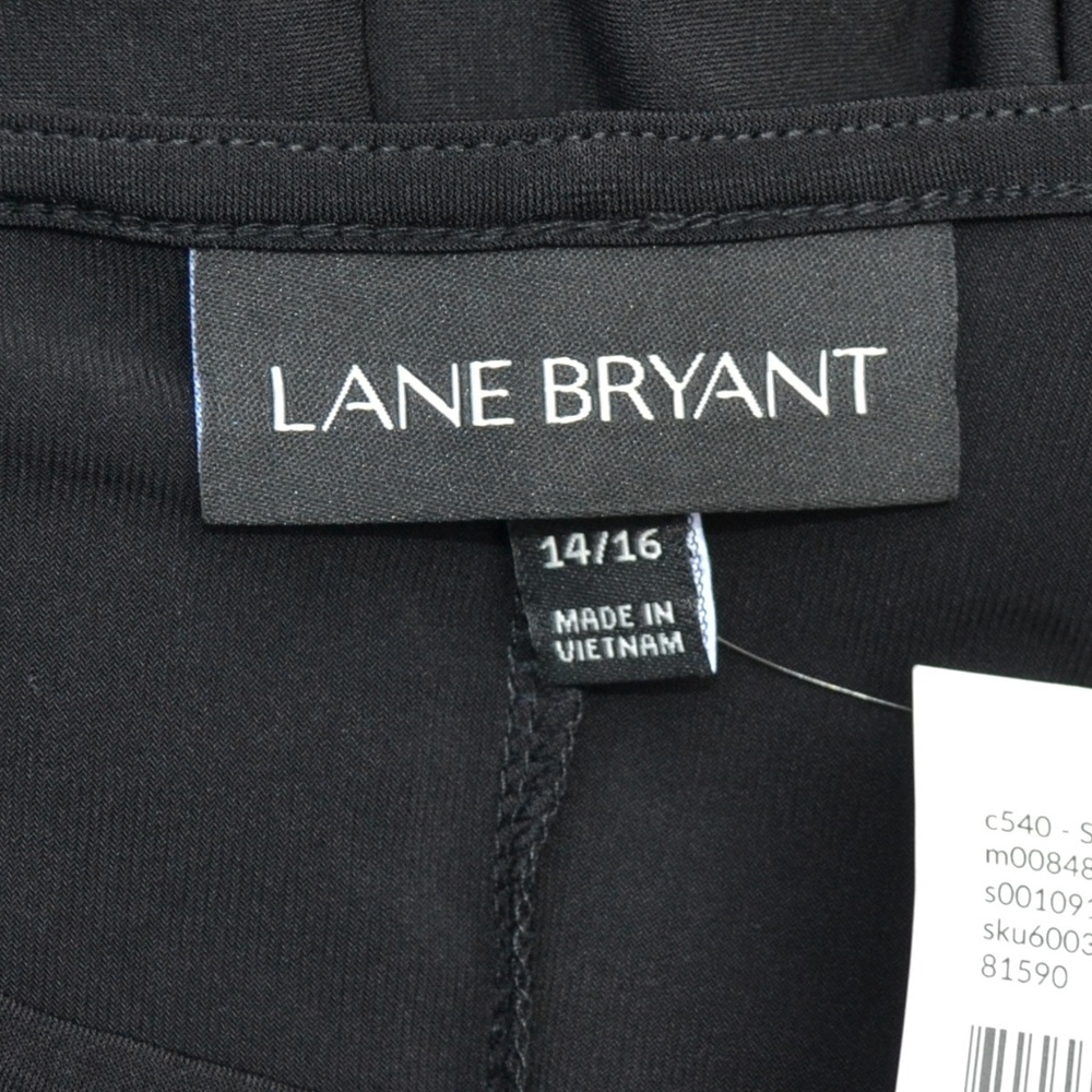 NWT Lane Bryant 14/16 Cage Front Black Maxi Dress - Picture 3 of 5